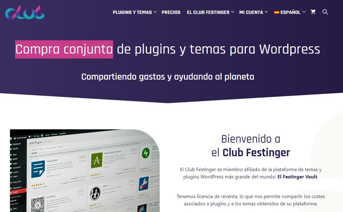 festinger club plugins themes wordpress