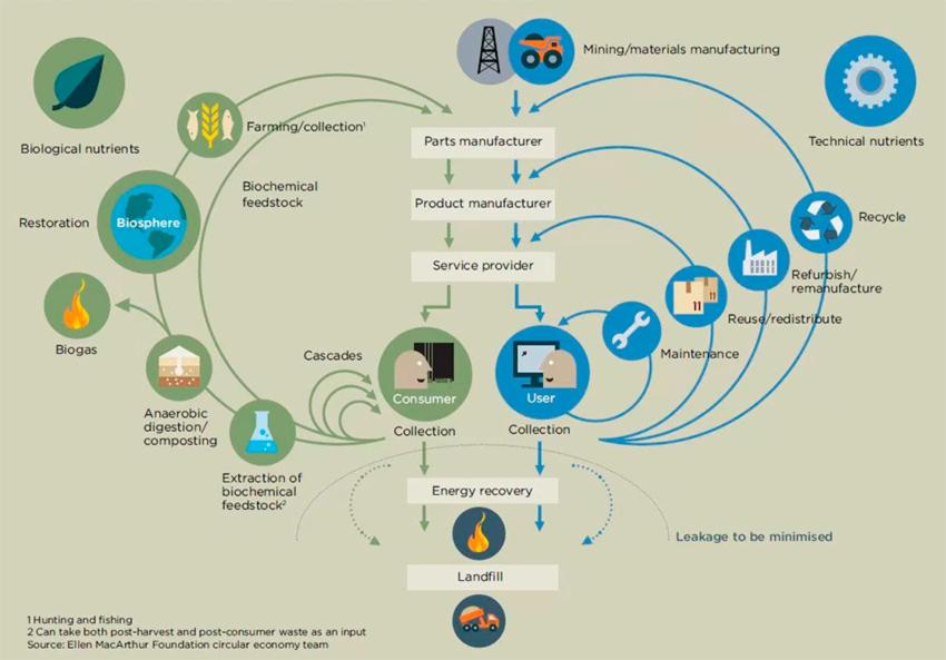 economia circular infografia