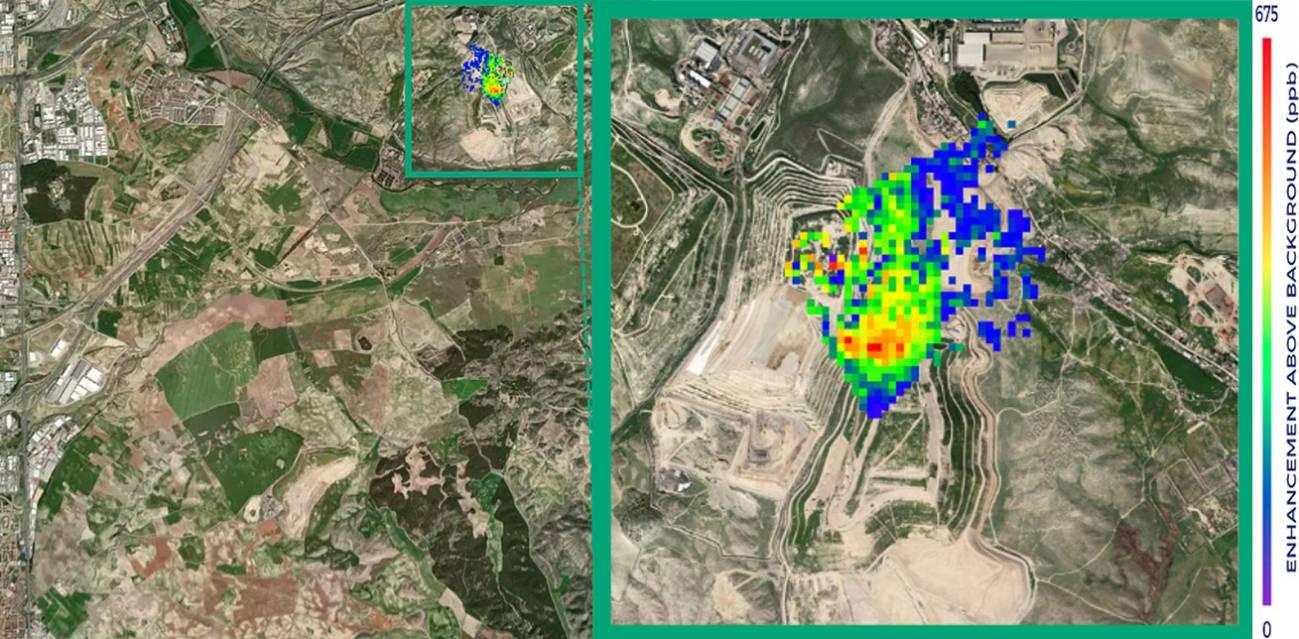 Detectadas grandes emisiones de metano en vertederos de Madrid