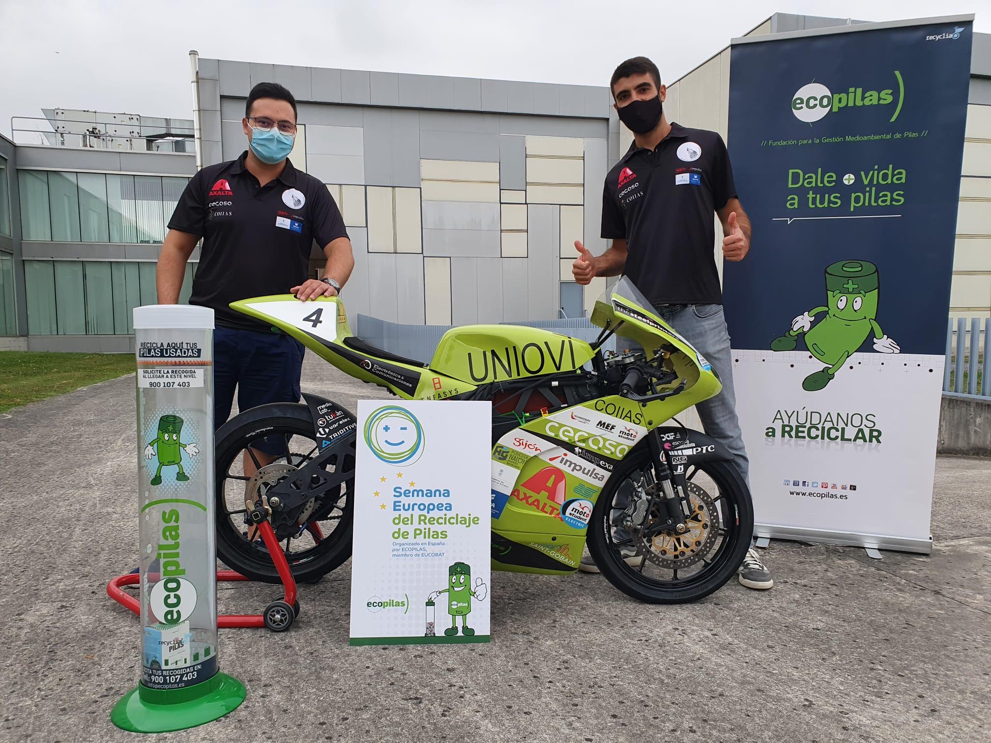 Motostudent y Ecopilas Semana Europea del Reciclaje de Pilas 2021