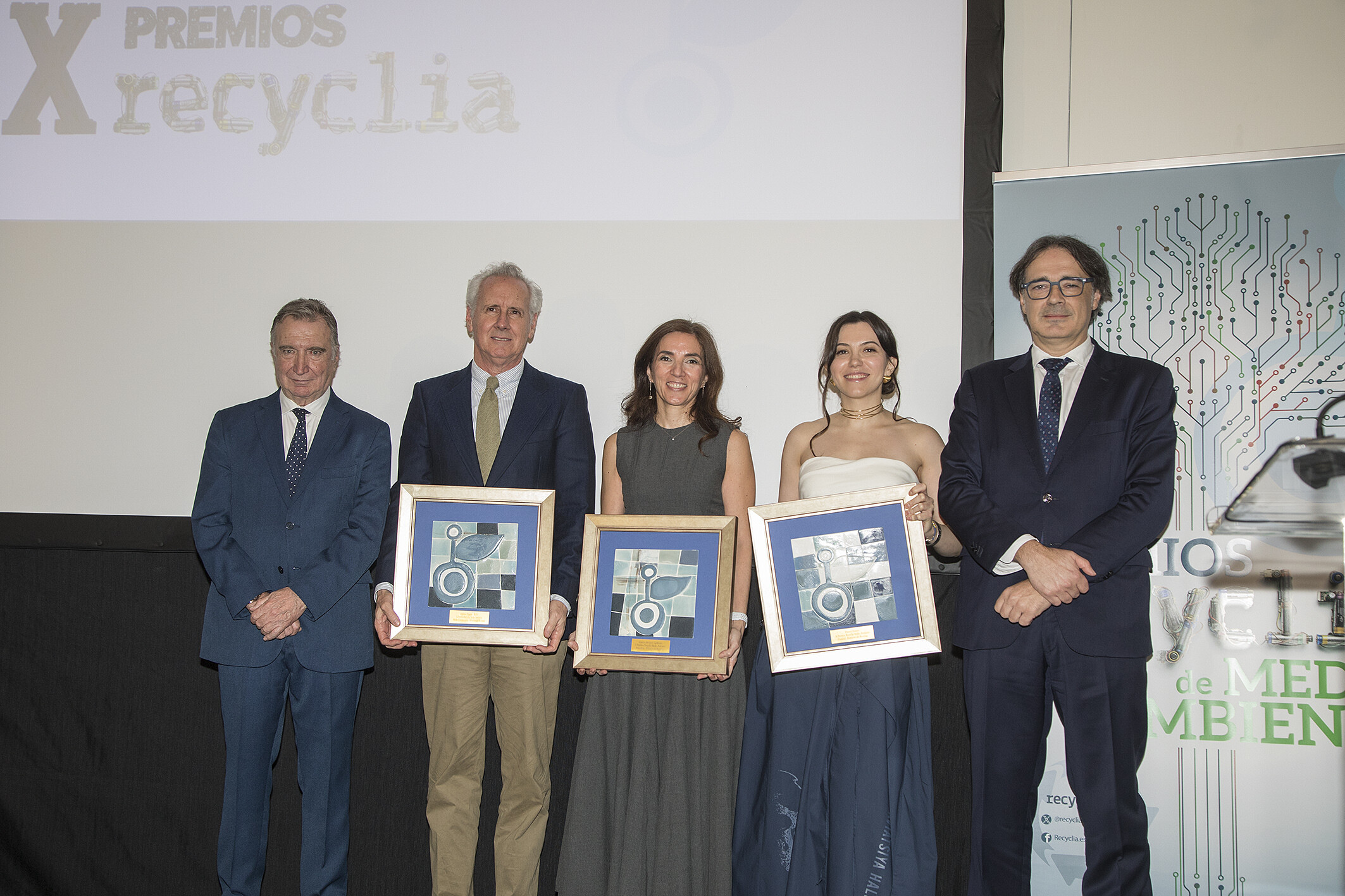 X Premios Recyclia de Medio Ambiente Foto de familia