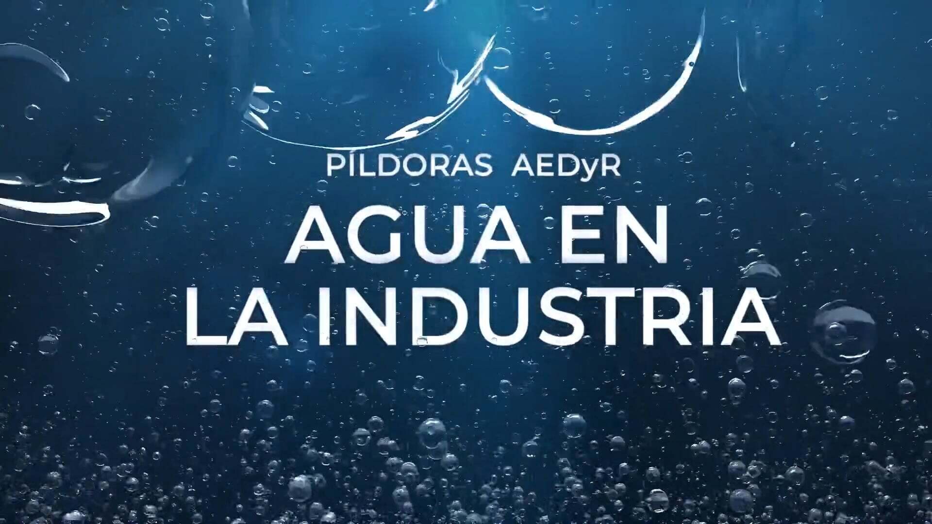 AEDyR Agua en la industria